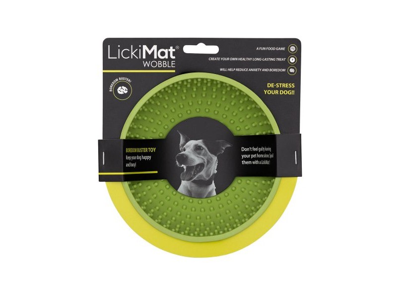 Хранилка за кучета Lickimat Зелен Гума Модерен 600 ml