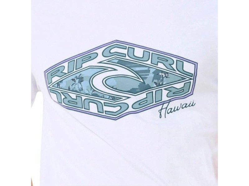 Мъжка тениска с къс ръкав Rip Curl Refill Tee Бял XL