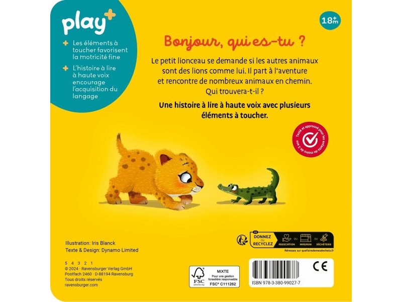 Моята Първа Музикална Книга Ravensburger Are you a lion like me?