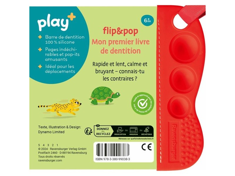 Моята Първа Музикална Книга Ravensburger Flip & pop - Opposites