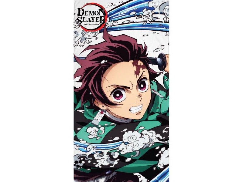 Тениска с къс ръкав Demon Slayer Whirlpool Бял Унисекс