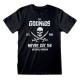 Тениска с къс ръкав The Goonies Never Say Die Черен Унисекс