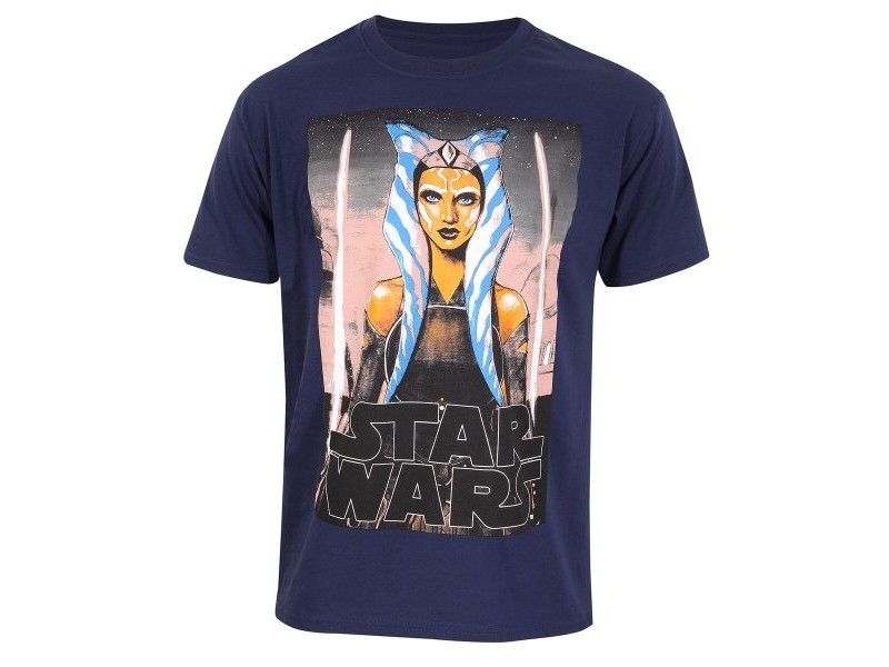Тениска с къс ръкав Star Wars White Blades Син Унисекс