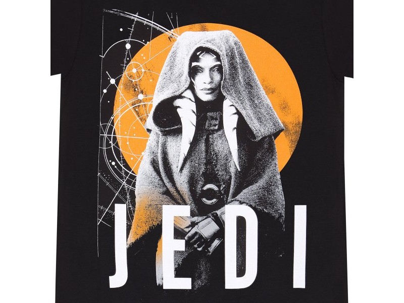 Тениска с къс ръкав Star Wars Jedi Черен Унисекс