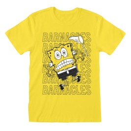 Унисекс тениска с къс ръкав Spongebob Barnacles Жълт