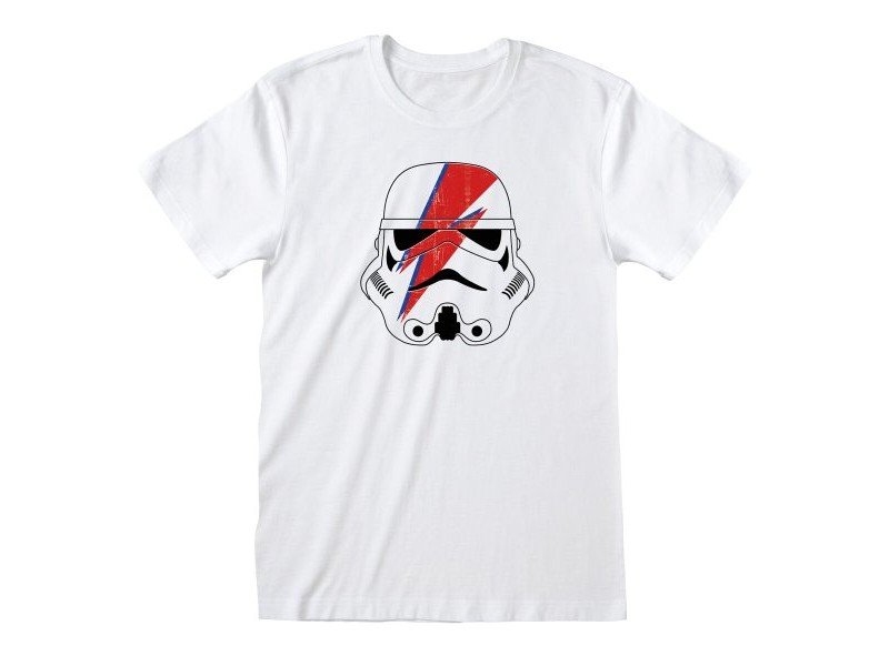 Унисекс тениска с къс ръкав Star Wars Ziggy Stormtrooper Бял