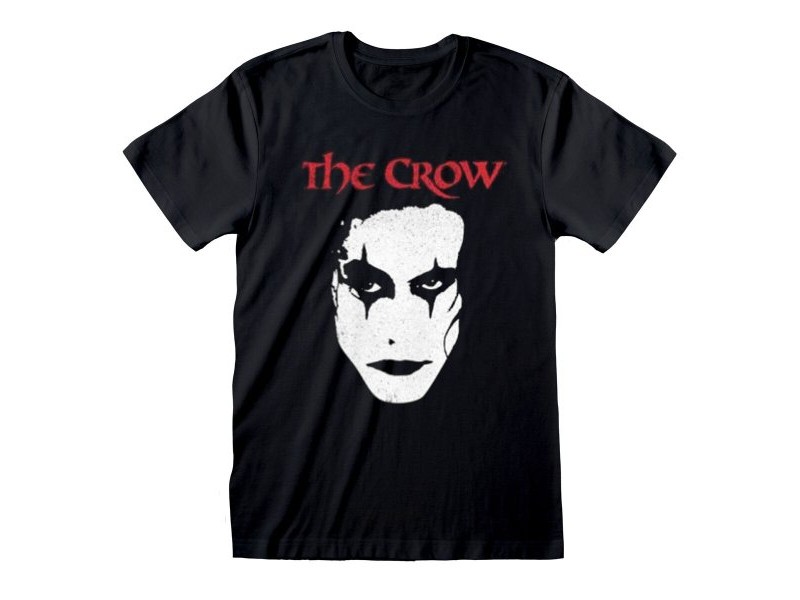 Унисекс тениска с къс ръкав The Crow Face Черен