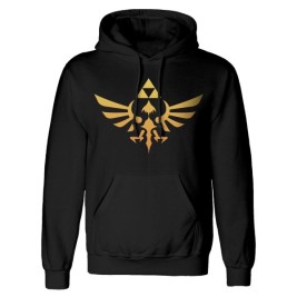 Унисекс суичър с качулка The Legend of Zelda Hyrule Черен