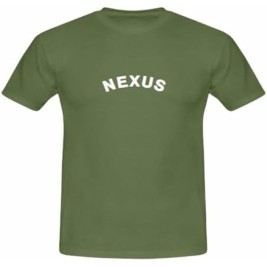 Мъжка тениска с къс ръкав Nexus PALAU Бял Кафяв Зелен