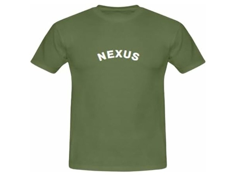 Мъжка тениска с къс ръкав Nexus PALAU Бял Кафяв Зелен