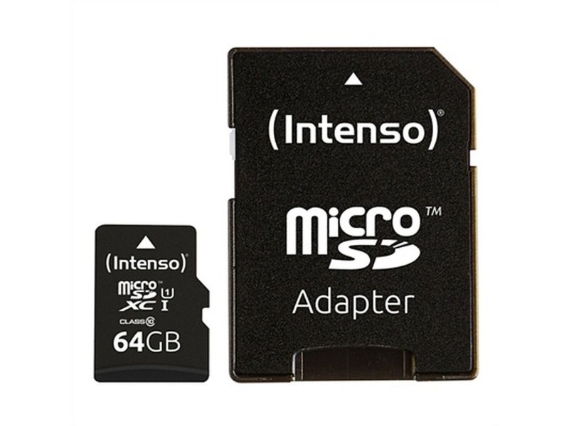Mикро SD карта памет с адаптер INTENSO 34234 UHS-I XC Premium