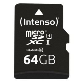Mикро SD карта памет с адаптер INTENSO 34234 UHS-I XC Premium