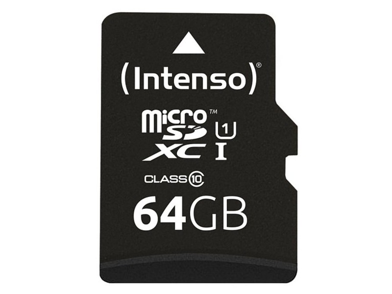 Mикро SD карта памет с адаптер INTENSO 34234 UHS-I XC Premium