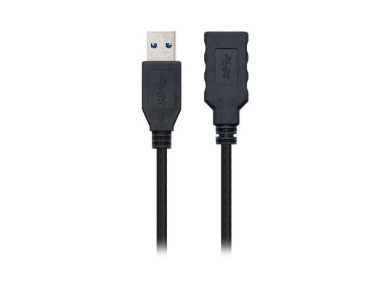 USB Cable NANOCABLE 10.01.090 Черен