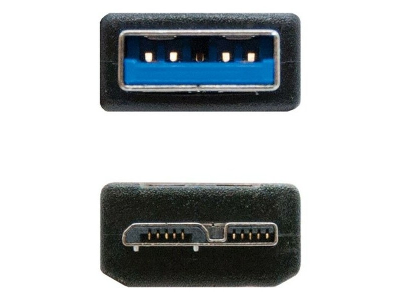 Кабел USB 3.0 A към микро USB B NANOCABLE 10.01.110-BK