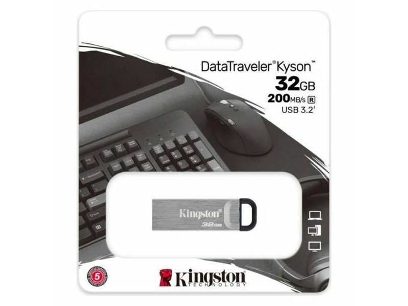 USB стик Kingston DataTraveler DTKN Сребрист USB стик USB стик Kingston DataTraveler DTKN Сребрист USB стик