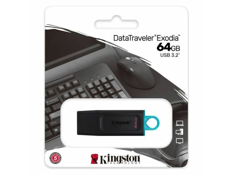 USB стик Kingston DataTraveler DTX Черен USB стик