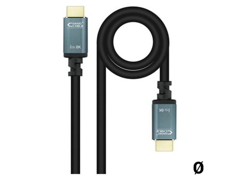 Кабел HDMI NANOCABLE 8K Ultra HD Черен