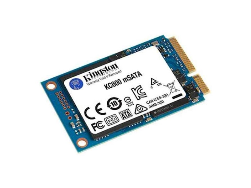 Твърд диск Kingston SKC600MS TLC 3D mSATA SSD