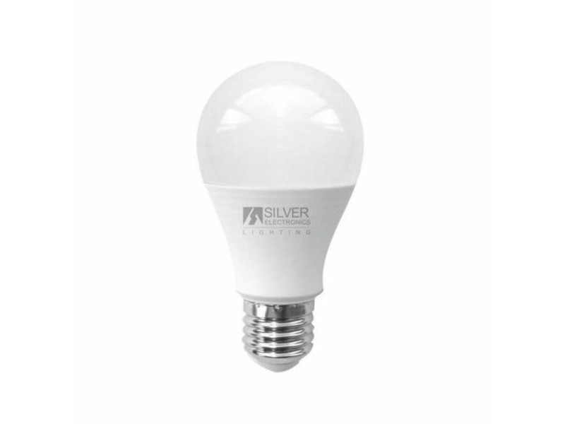 Сферична LED крушка за лампа Silver Electronics ECO E27 15W Бяла светлина