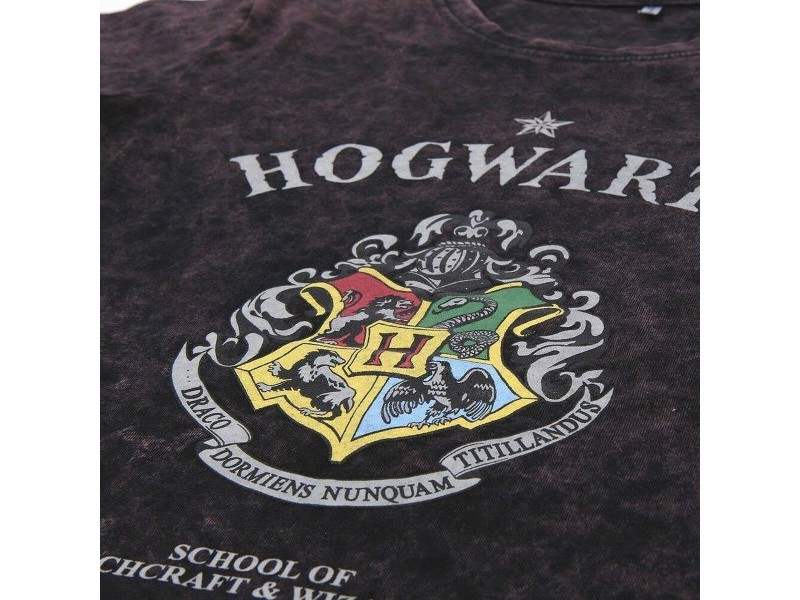 Дамска тениска с къс ръкав Harry Potter Сив Тъмно сив