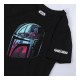 Детски Тениска с къс ръкав The Mandalorian Черен