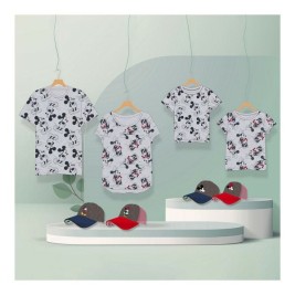 Дамска тениска с къс ръкав Minnie Mouse Сив