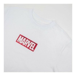 Мъжка тениска с къс ръкав Marvel Бял възрастни