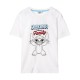 Тениска с къс ръкав Stitch Бял