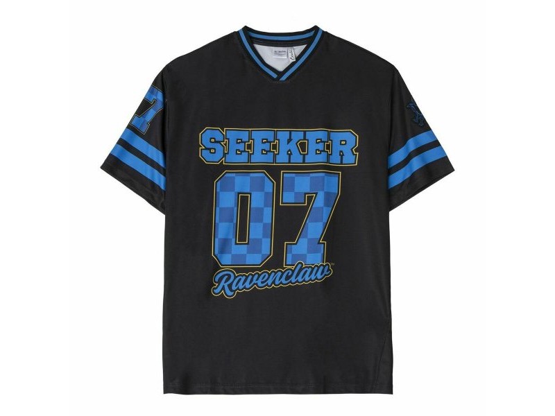 Унисекс тениска с къс ръкав Harry Potter Ravenclaw Черен
