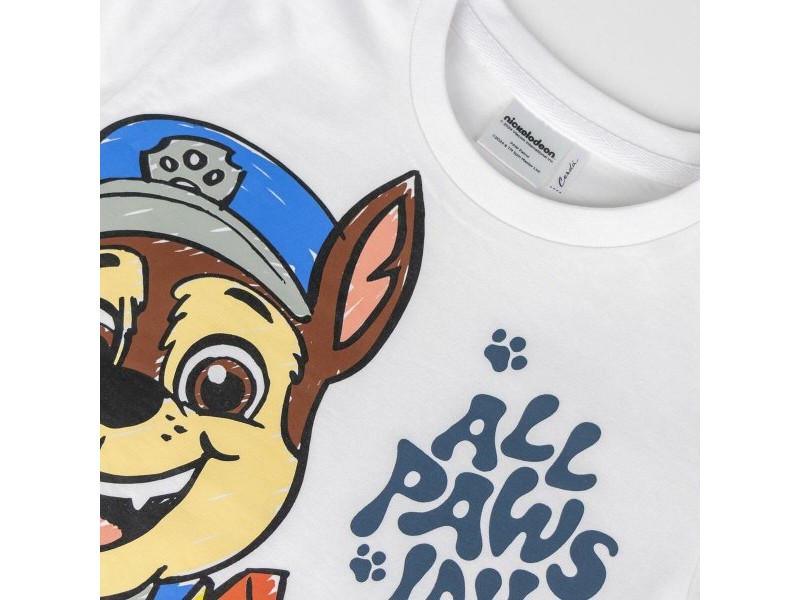 Детски Тениска с къс ръкав The Paw Patrol Бял