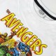 Детски Тениска с къс ръкав Marvel Бял
