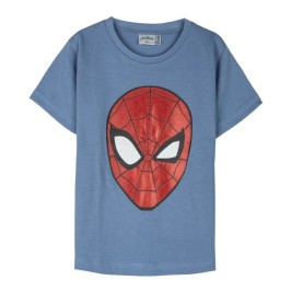 Детски Тениска с къс ръкав Spider-Man Син
