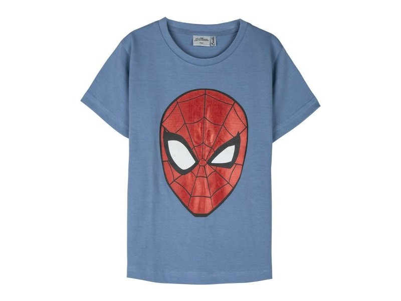 Детски Тениска с къс ръкав Spider-Man Син