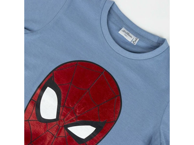 Детски Тениска с къс ръкав Spider-Man Син