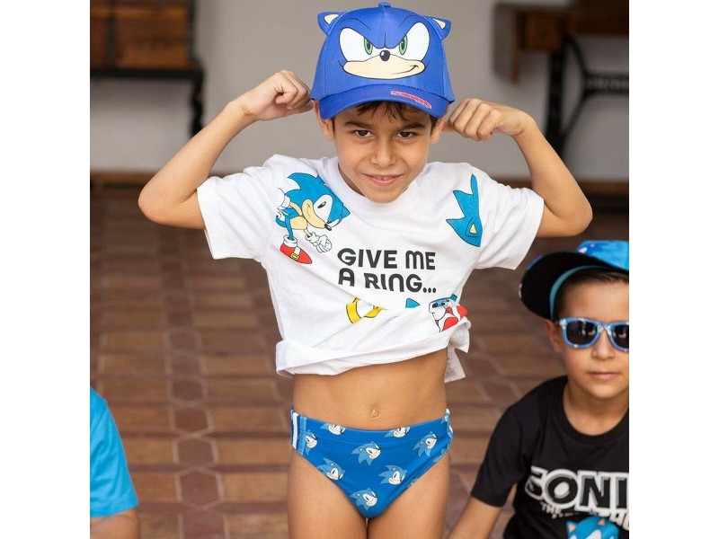 Детски бански Sonic Тъмно синьо