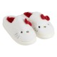 домашните пантофи Hello Kitty Бял