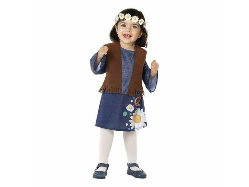 Маскировъчен костюм за бебета Hippie Многоцветен