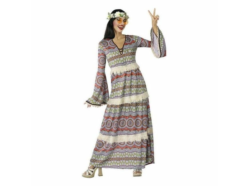 Маскировъчен костюм за възрастни Hippie Многоцветен (1 броя)