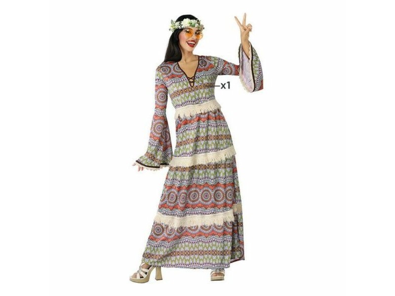 Маскировъчен костюм за възрастни Hippie Многоцветен (1 броя)