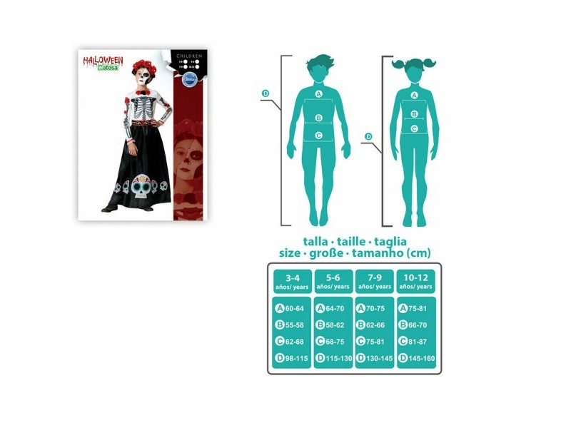 Маскировъчен костюм за деца Скелет