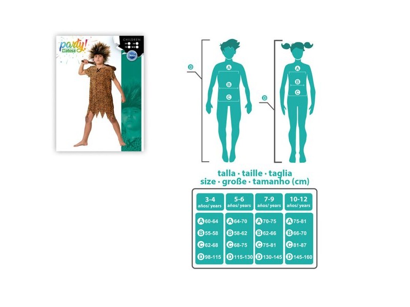 Детски костюм Пещерен човек (1 Части)