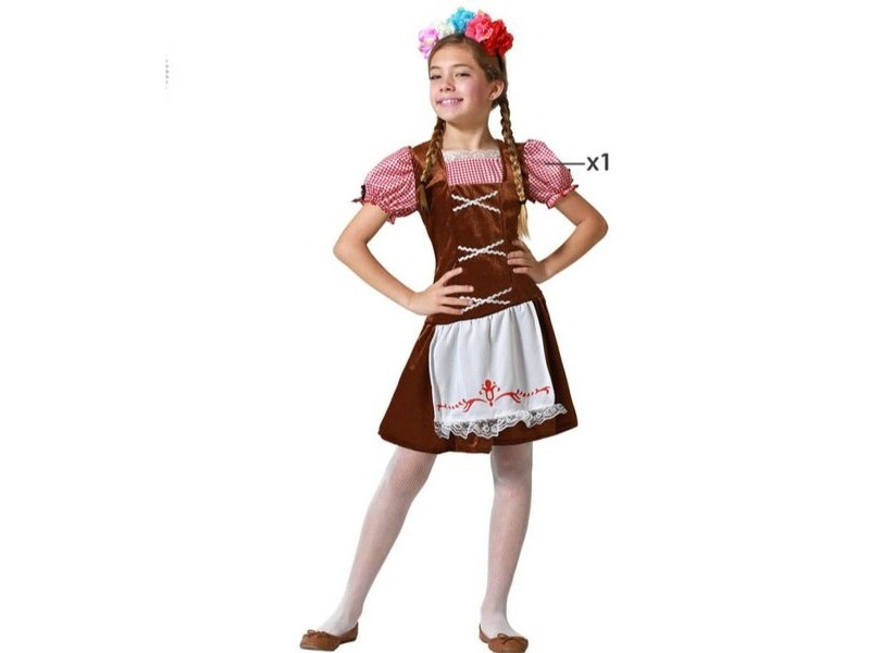 Детски костюм Кафяв Немска сервитьорка