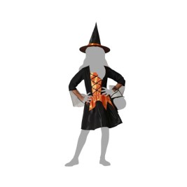 Маскировъчен костюм за деца Оранжев Вещица Halloween