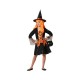 Маскировъчен костюм за деца Оранжев Вещица Halloween