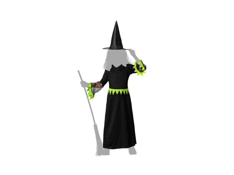 Маскировъчен костюм за деца Зелен Вещица Halloween Маскировъчен костюм за деца Зелен Вещица Halloween