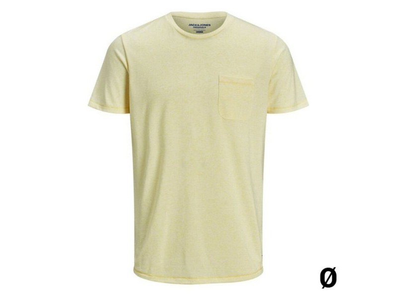 Мъжка тениска с къс ръкав Jack & Jones 12171674 FLA Жълт