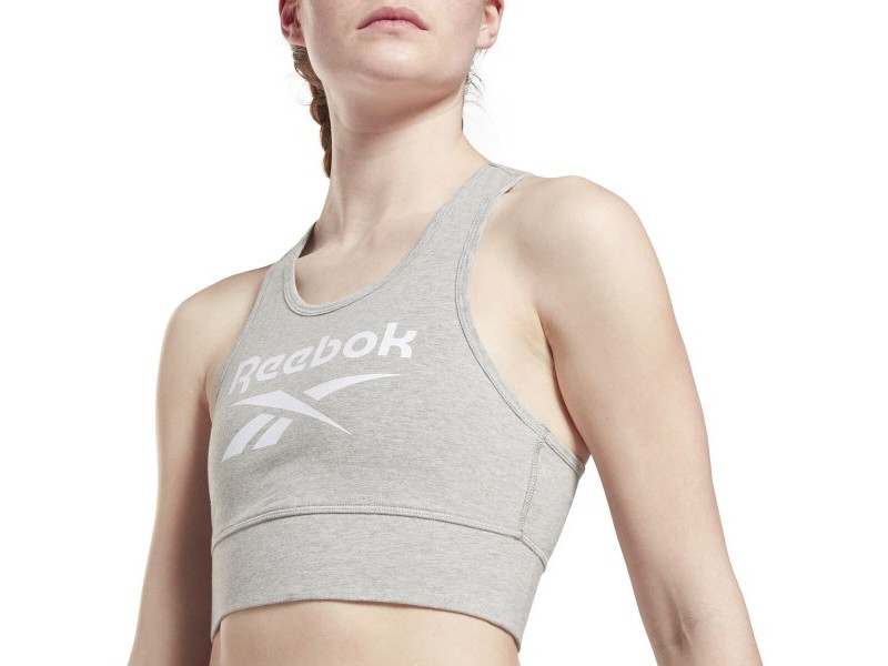 Женски Спортен Топ Reebok BRALET GR9393  Сив