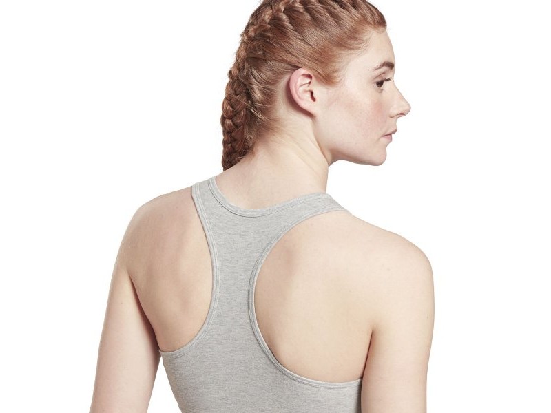 Женски Спортен Топ Reebok BRALET GR9393  Сив