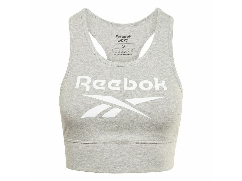 Женски Спортен Топ Reebok BRALET GR9393  Сив